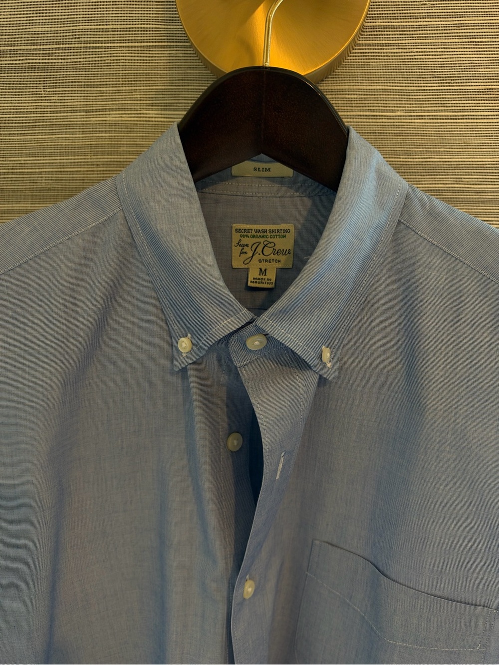 J. Crew Light Blue Cotton Button-Down Shirt